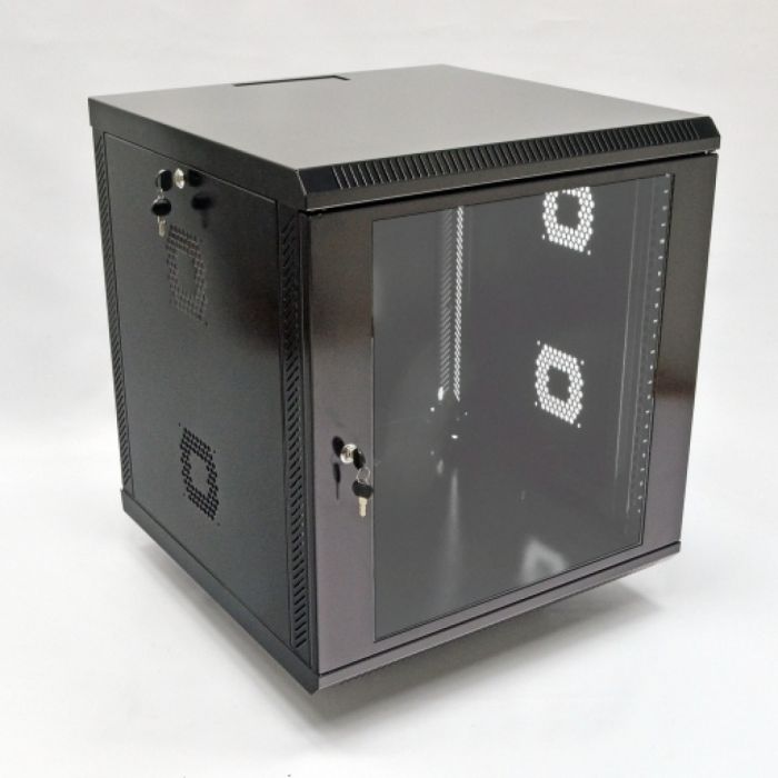 Шафа серверна CMS 12U 600 х 500 х 640 UA-MGSWA125B для мережевого обладнання
