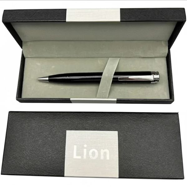 Кулькова ручка в подарунковому футлярі, металева LION 100