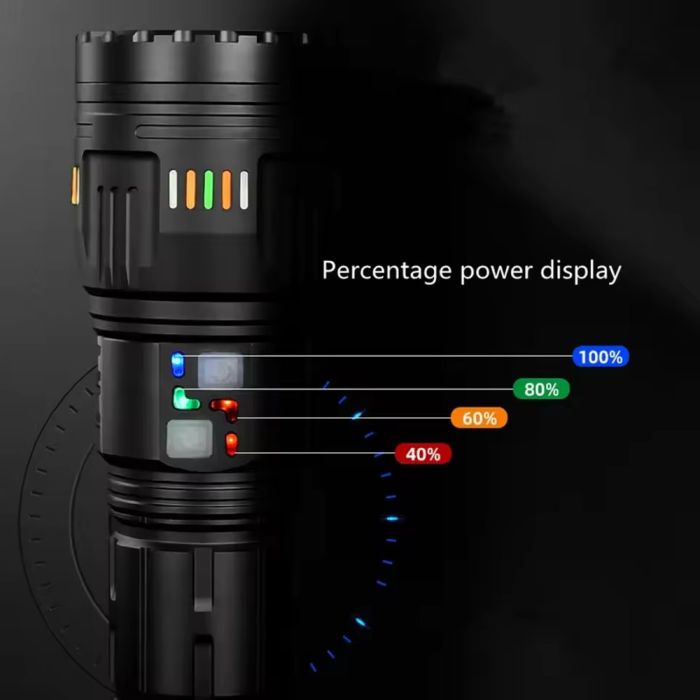 Фонарь YEMAO YM-G600 TG 60W, 4x181350, Power Bank, ЗУ Type-C, zoom, кейс
