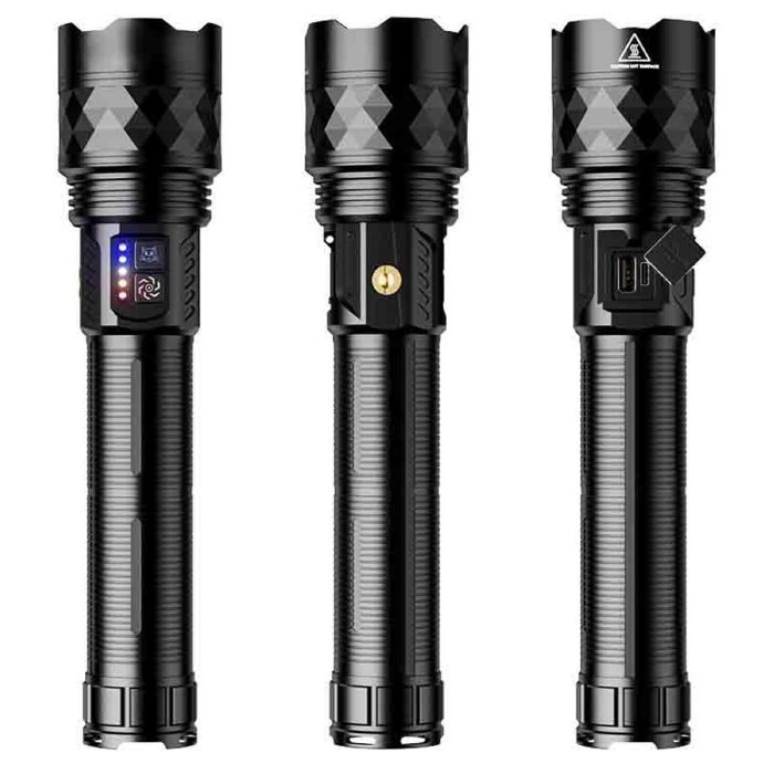 Фонарь YEMAO YM-G641 TG 60W, 1x33140, Power Bank, ЗУ Type-C, zoom, кейс