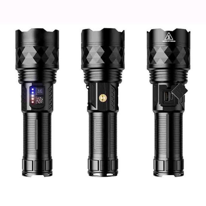 Фонарь YEMAO YM-G641-1 TG 60W, 1x32700, Power Bank, ЗУ Type-C, zoom, кейс