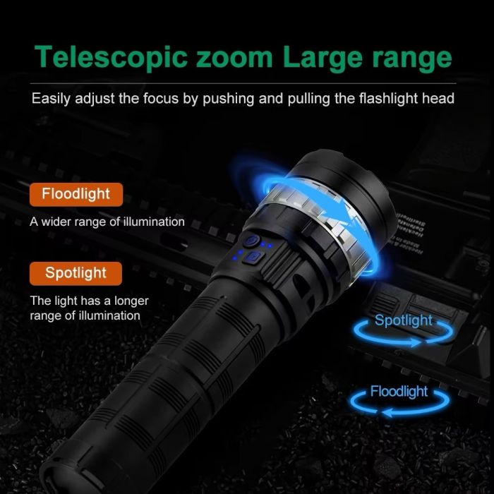 Фонарь YEMAO YM-G930 TG 30W+COB, 1x401350, Power Bank, ЗУ Type-C, zoom