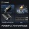 Фонарь YEMAO YM-M31-UV P50+UV+SMD(RGB), Li-Ion аккумулятор, ЗУ Type-C, магнит, зажим