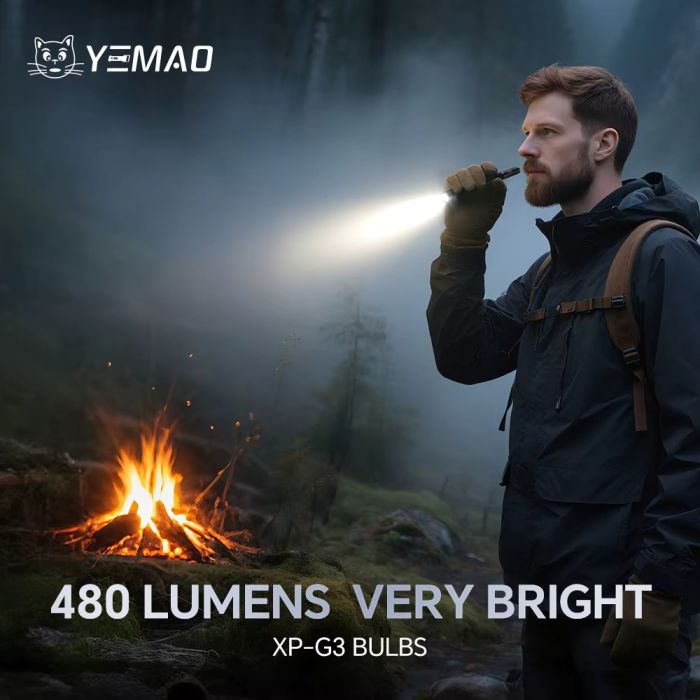 Фонарь YEMAO YM-M91 XPG, 1x10280, ЗУ Type-C, 6-in-1 multitool