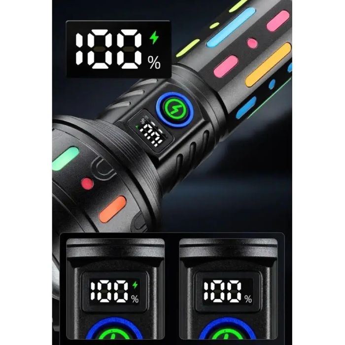 Фонарь YEMAO YM-G705-2 TG, 1x33140, Power Bank, ЗУ Type-C, zoom