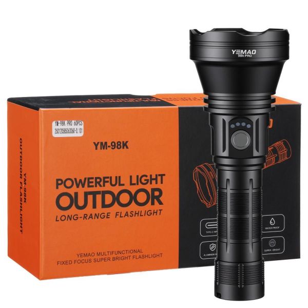 Фонарь YEMAO YM-98K PRO AY90-N95 LED, 1x21700, ЗУ Type-C