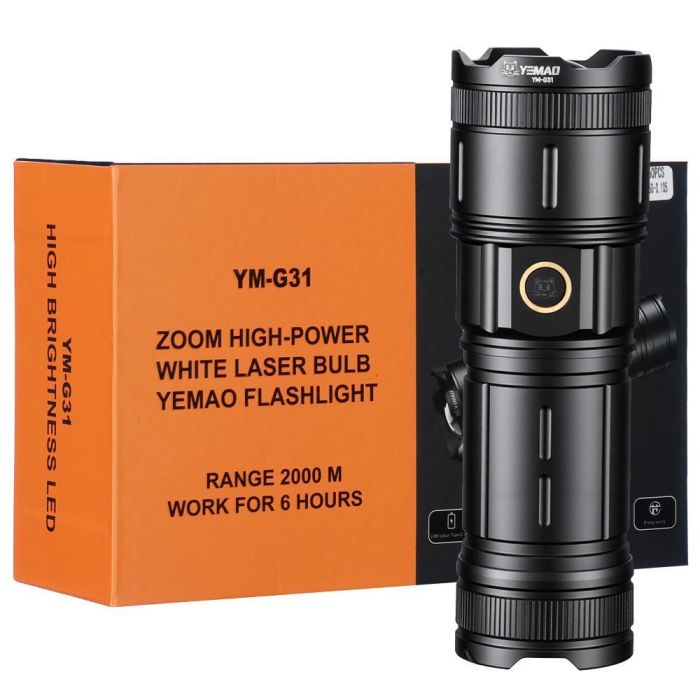 Фонарь YEMAO YM-G31 TG, 1x38650, ЗУ Type-C, zoom