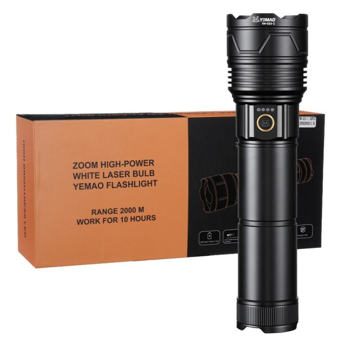 Фонарь YEMAO YM-G33-2 TG 40W, 3x361350, ЗУ Type-C, zoom