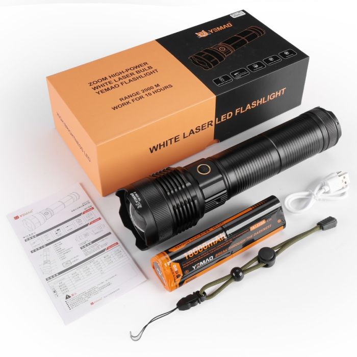 Фонарь YEMAO YM-G34-2 TG 30W, 1x381350, Power Bank, ЗУ Type-C, zoom