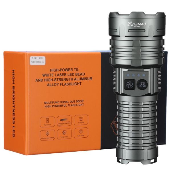Ліхтар YEMAO YM-G405 TG 30W, 4x14500, Power Bank, ЗУ Type-C, zoom