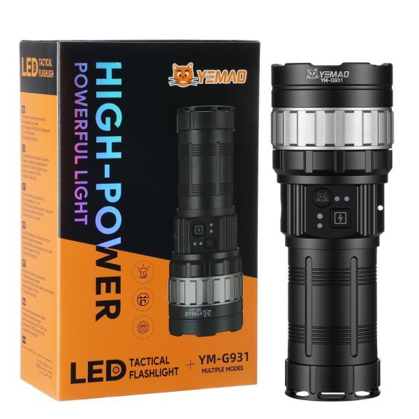 Фонарь YEMAO YM-G931 TG 30W+COB, 1x40700, Power Bank, ЗУ Type-C, zoom