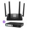 Комплект безперебійного зв’язку: WiFi 7 Mesh-маршрутизатор Cudy WR3600H + Mini UPS SKE POE-432N 8800mAh 5V/9V/12V/15V/24V/PoE, Li-ion 4*2.2Ah