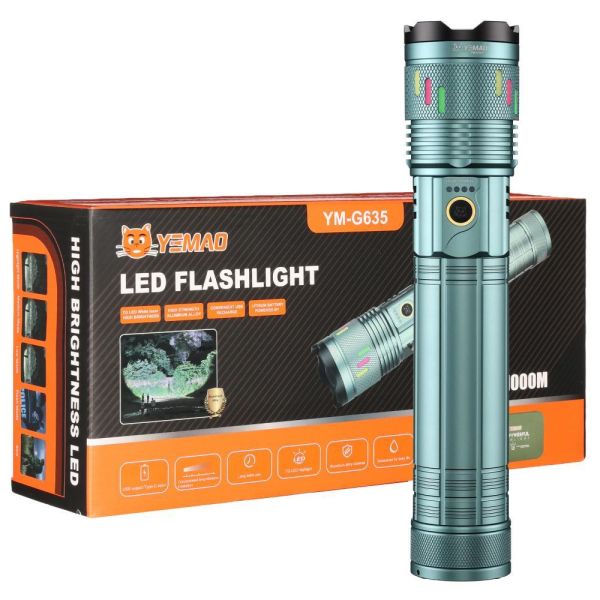 Ліхтар YEMAO YM-G635 TG 30W, 1x401350, Power Bank, ЗУ Type-C, zoom, кейс