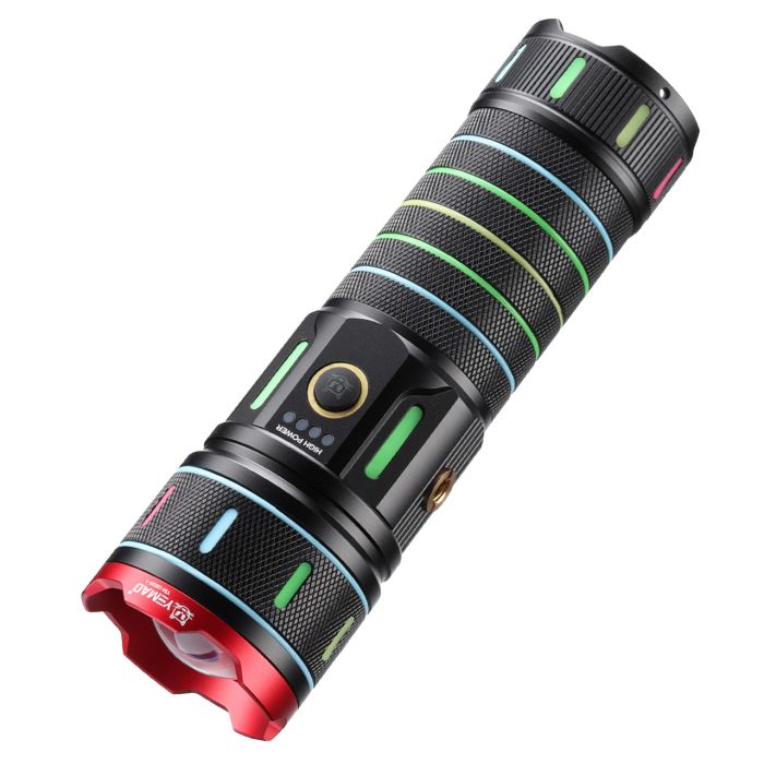 Тактический фонарь YEMAO YM-G634-1, 2500LM, аккумулятор 40700 (9000 mAh), чехол, блок питания