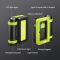Фонарь YEMAO YM-B70-XTE+COB(white+red+blue), Li-Ion аккумулятор, Power Bank, ЗУ Type-C, магнит, IPX4