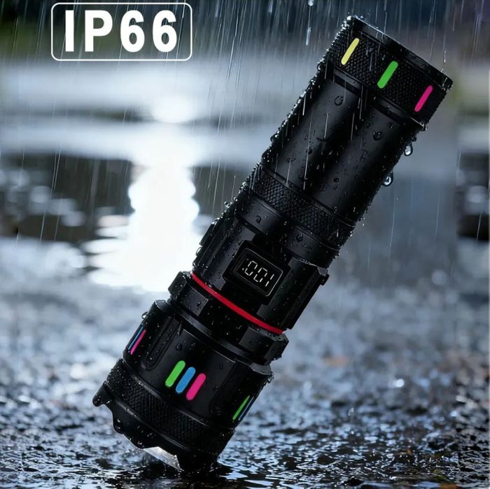 Фонарь YEMAO YM-G37Y-TG-30W, 1x40700, Power Bank, ЗУ Type-C, zoom, функция лампы, IP66