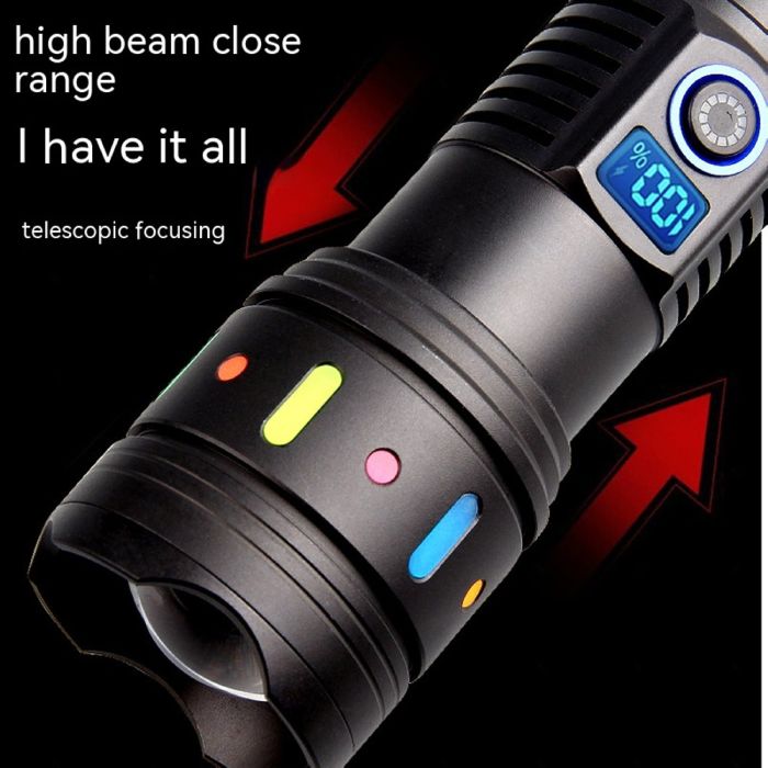 Фонарь YEMAO YM-G85-TG, 1x32850, Power Bank, ЗУ Type-C, zoom