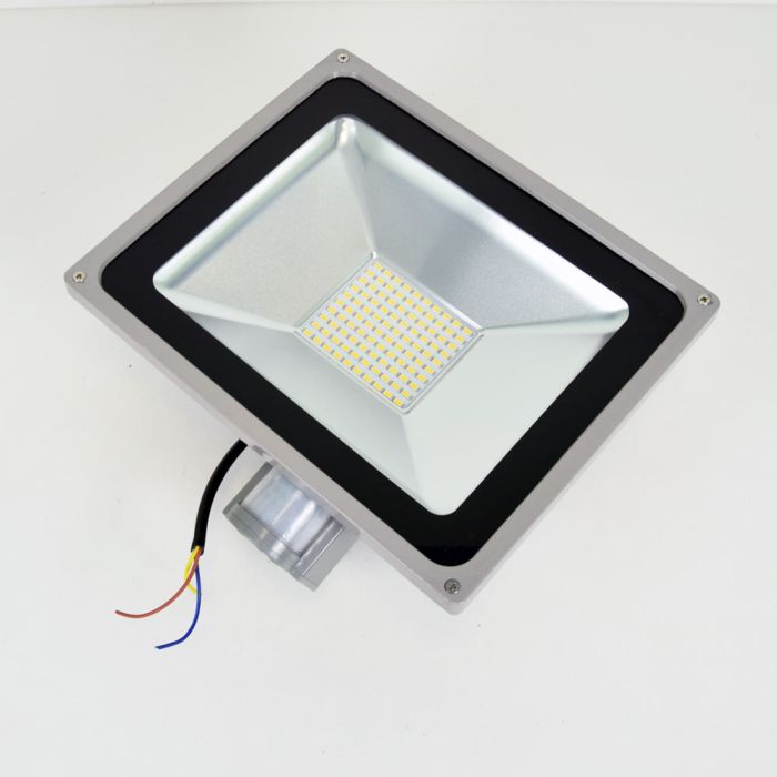 LED-прожектор Lightwell LW-50W-220PIR (розпродаж 754) з датчиком руху