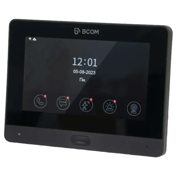 BCOM BD-760FHD/T Black Відеодомофон