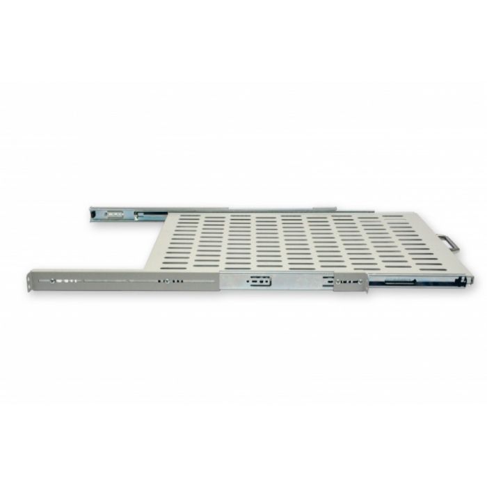 Полиця висувна 19" CMS UA-SHSL-600G 1U 600 мм, сіра