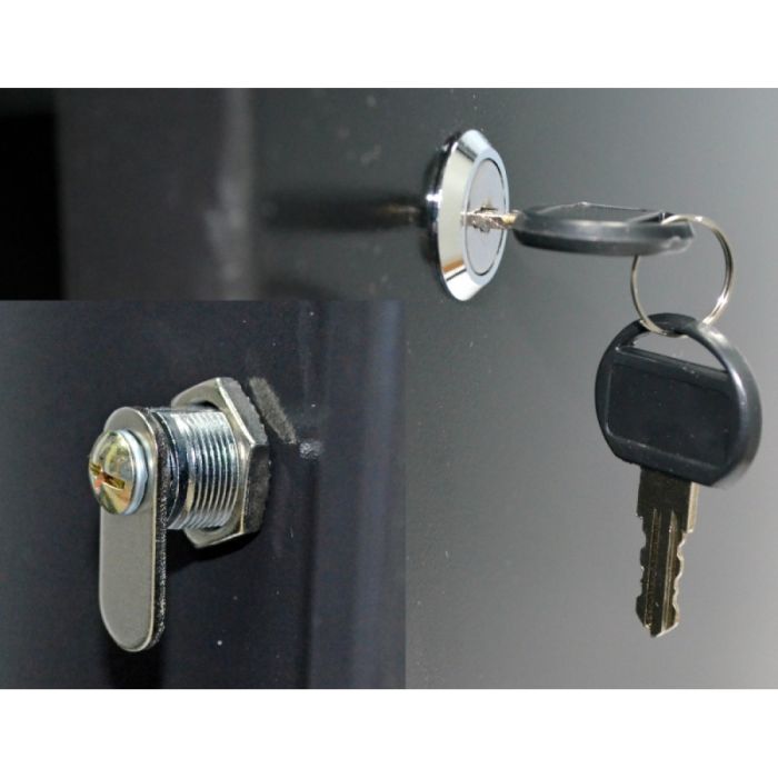 Шафа серверна CMS 18U 610 х 865 UA-MGSE1868MB для мережевого обладнання