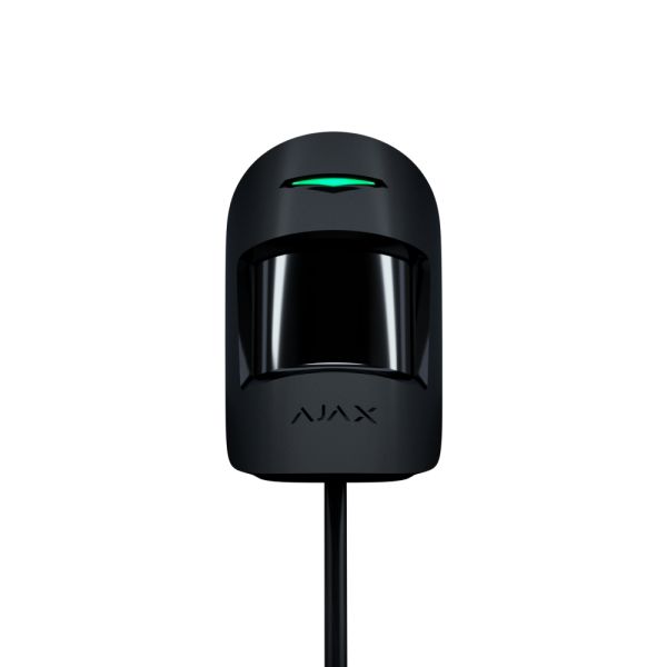 Дротовий датчик руху Ajax Superior MotionProtect Fibra black для приміщень