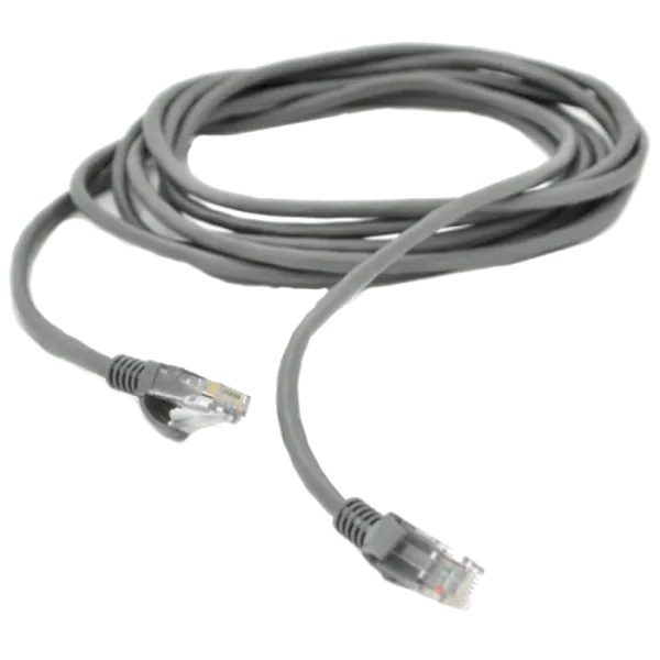 Патч-корд RITAR литий, UTP, RJ45, Cat.5e, 1m, сірий, Cu (мідь) Q500(PCR-CU/1G)