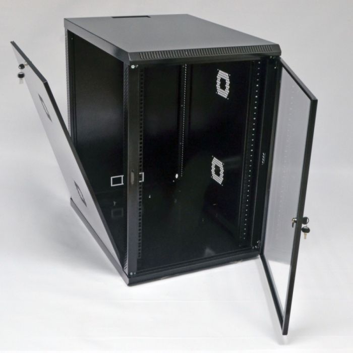 Шафа серверна CMS 18U 600 х 800 х 907 UA-MGSWA188B для мережевого обладнання