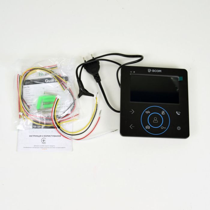 Відеодомофон 4" BCOM BD-480 Black (розпродаж 867)