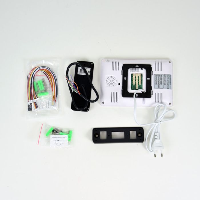 Комплект відеодомофону BCOM BD-780FHD White Kit (розпродаж 872): відеодомофон 7" і відеопанель