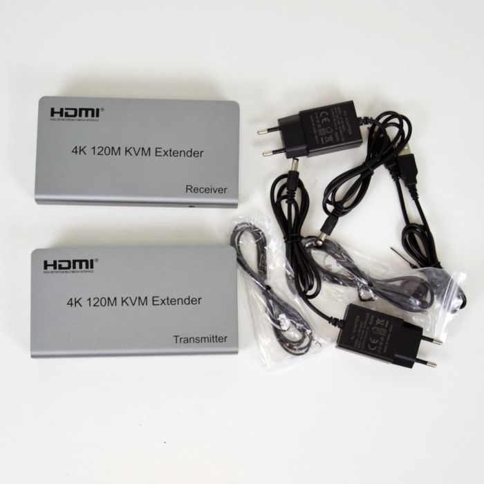 KVM-подовжувач ATIS HDMI-USB (розпродаж 878) +IR по Ethernet до 120 м (1080p)