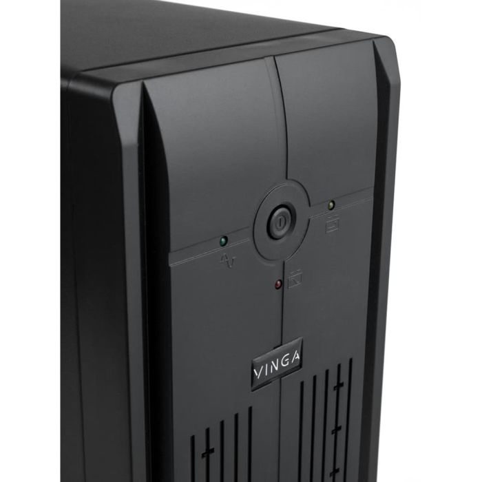 Джерело безперебійного живлення Vinga VPE-1500PRM2 1500ВА / 900 Вт з LED-індикацією у металевому корпусі