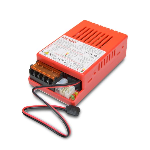 Безперебійний блок живлення Faraday Electronics БП UPS 35W Smart ASCH PL (LFP) під акумулятор LiFePO4 8 А·год в пластиковому корпусі