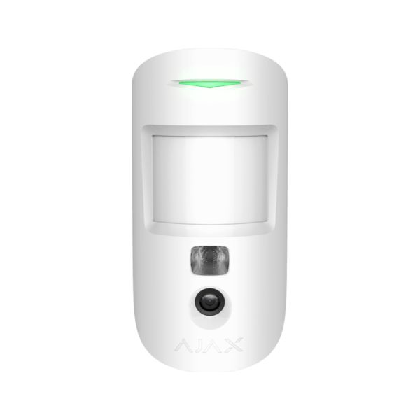 Бездротовий датчик руху Ajax MotionCam HDR (PhOD) Jeweller white з фотофіксацією за тривогою та за запитом
