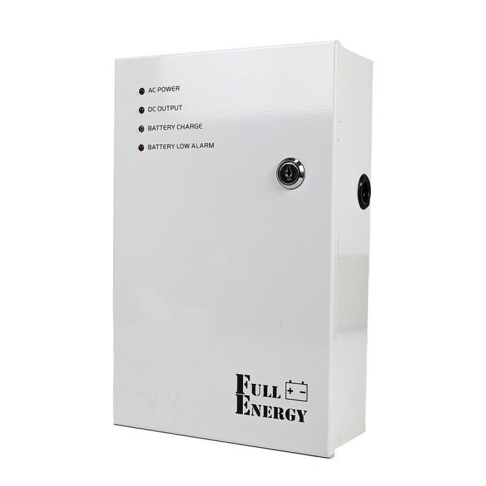 Блок безперебійного живлення Full Energy BBG-125-L (розпродаж 928) для відеоспостереження 12В, 5А, під 18Аг акумулятор
