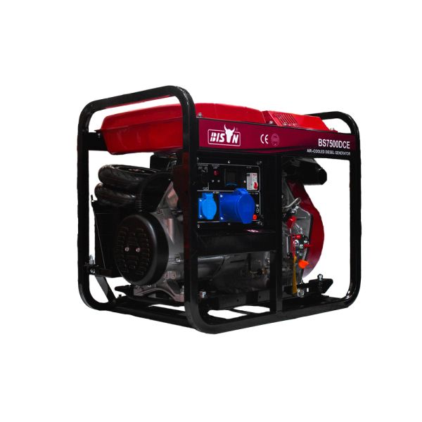 Дизельний генератор BISON BS7500DCE максимальна потужність 5.5 кВт