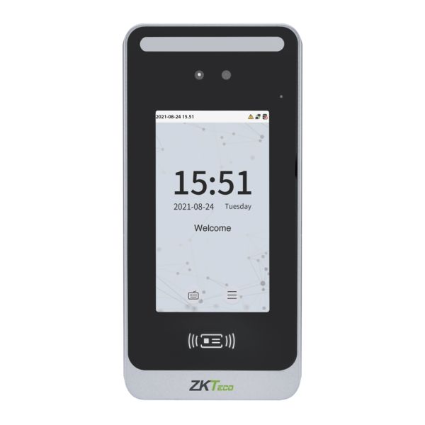 Біометричний термінал розпізнавання облич і долонь зі зчитувачем карт EM-Marine/Mifare з WiFi ZKTeco SpeedFace M4 вологозахищений