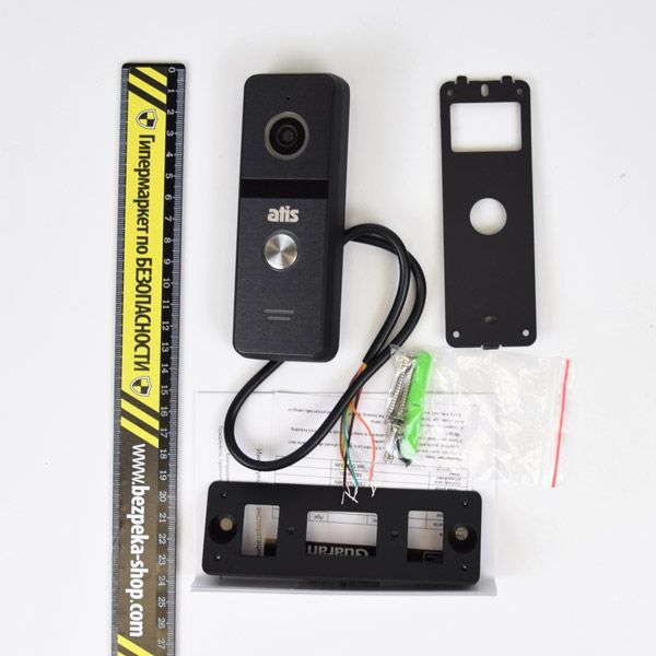 Комплект відеодомофона ATIS AD-1070FHD/T White з підтримкою Tuya Smart + AT-400FHD Black
