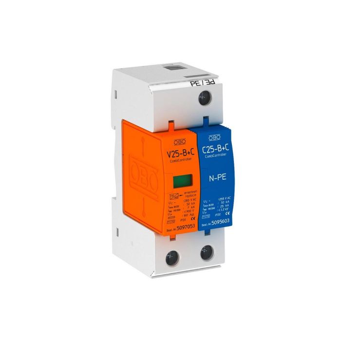Обмежувач перенапруг OBO Bettermann Тип I+II V25-B+C 1+NPE (5094457)