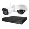 Комплект IP-відеонагляду на 2 камери TVT IP-Video Kit 2x5Mp (D/B) WiFi: 1 циліндрична 5Mp WiFi відеокамера + 1 купольна 5Mp WiFi відеокамера + 4-канальний 8Mp відеореєстратор