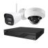 Комплект IP-відеонагляду на 2 камери TVT IP-Video Kit 2x5Mp (D/B) WiFi: 1 циліндрична 5Mp WiFi відеокамера + 1 купольна 5Mp WiFi відеокамера + 4-канальний 8Mp відеореєстратор