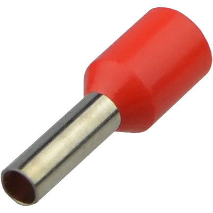Аско A0060010047 Накінечник кабельний втулковий НТ 2,5-08 червоний (100шт)