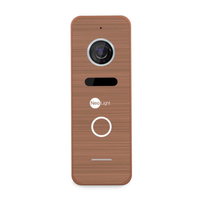 Комплект відеодомофона Neolight NeoKIT HD+ Bronze: відеодомофон 7" з детектором руху і 2 Мп відеопанель