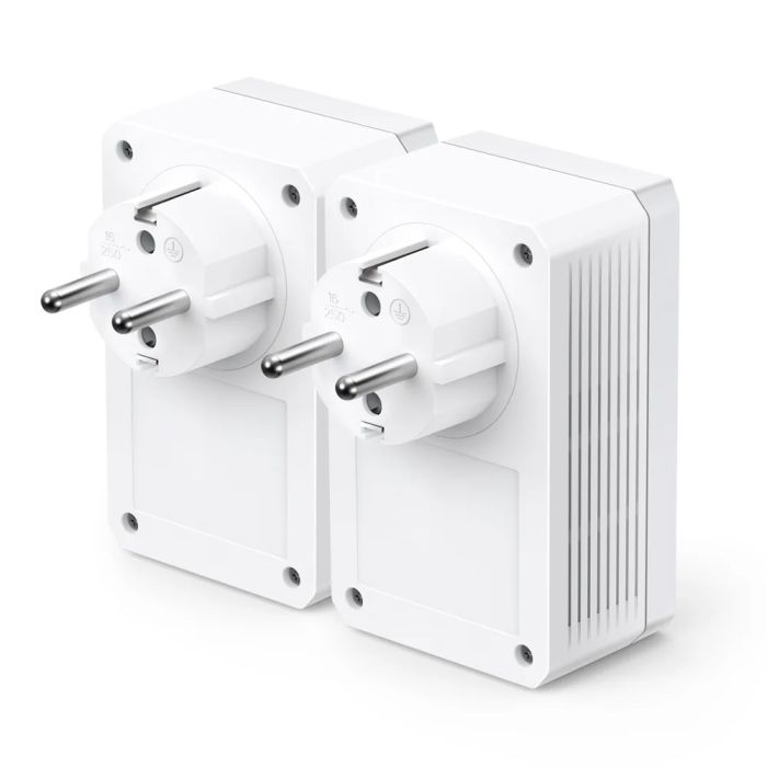 Комплект адаптерів TP-Link Powerline TL-PA7017P KIT із вбудованою розеткою