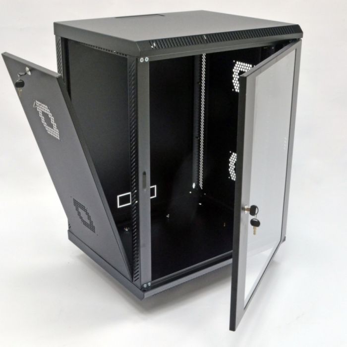 Шафа серверна CMS 15U 600 х 600 x 773 UA-MGSWA156B для мережевого обладнання