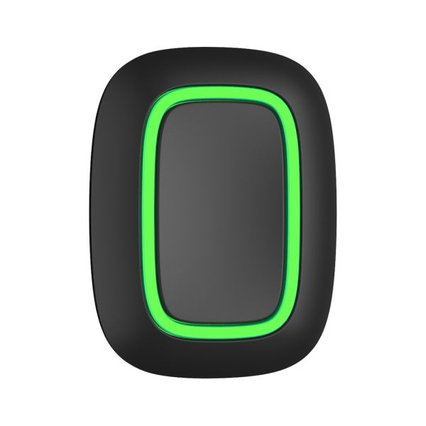 Бездротова тривожна кнопка Ajax Button S Jeweller black
