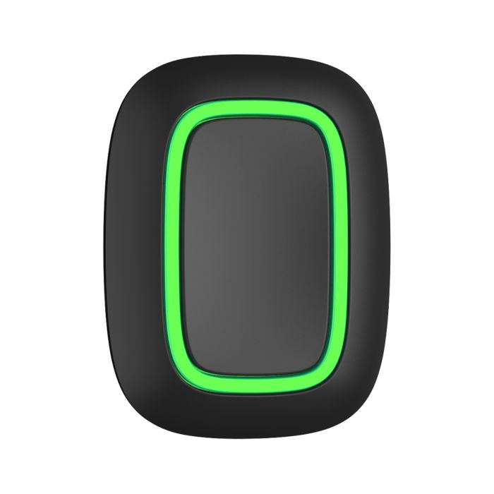 Бездротова тривожна кнопка Ajax Button S Jeweller black