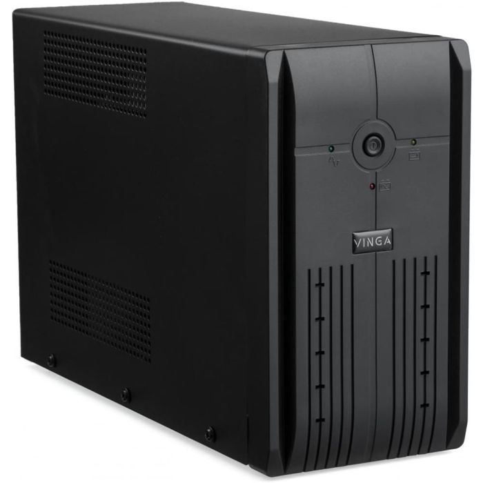 Джерело безперебійного живлення Vinga VPE-850PRMU 850ВА / 480 Вт з LED-індикацією з USB у металевому корпусі