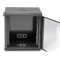 Шафа серверна SteelNet 12U 600 x 600 для мережевого обладнання (скло, чорний)