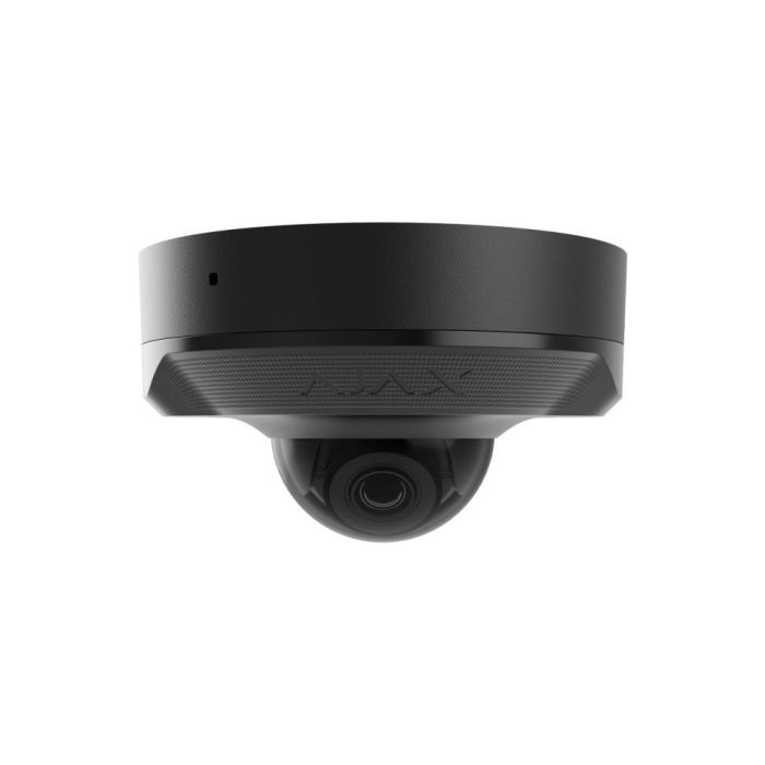 IP-відеокамера Ajax DomeCam Mini (5 Мп/2.8 мм) black, дротова з роздільною здатністю 5 Мп і кутом огляду до 110°